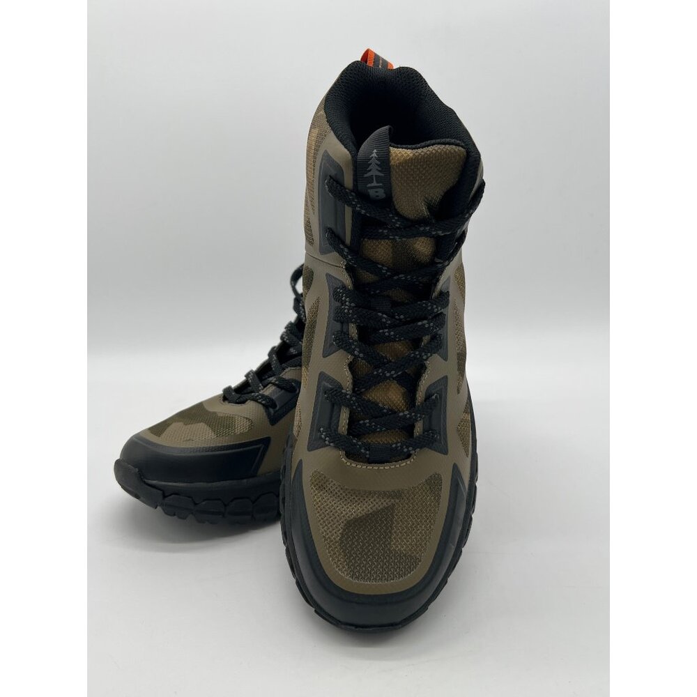Bass Outdoor Mens Camouflage Hiking Boots Size 9 Lace-Up Durable Lightweight Des